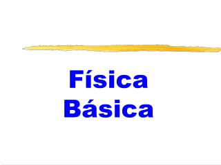 Física Básica