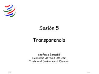 Sesión 5 Transparencia