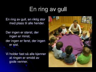 En ring av gull