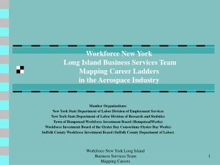 Member Organizations: New York State Department of Labor Division of Employment Services