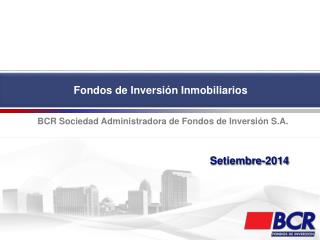 Fondos de Inversión Inmobiliarios