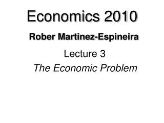 Economics 2010