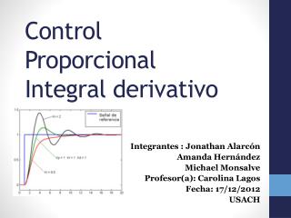 Control Proporcional Integral derivativo