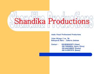 Shandika Productions