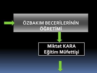 ÖZBAKIM BECERİLERİNİN ÖĞRETİMİ