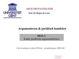 ARGUMENTATIELEER