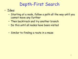 Depth-First Search