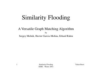 Similarity Flooding
