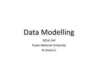 Data Modelling