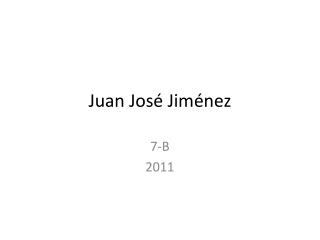 Juan José Jiménez