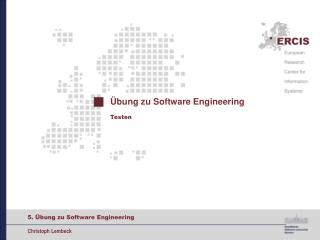 Übung zu Software Engineering