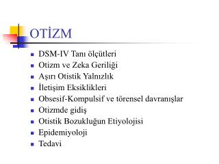 OTİZM