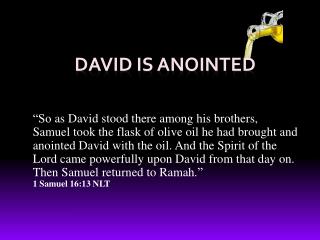 David is Anointed