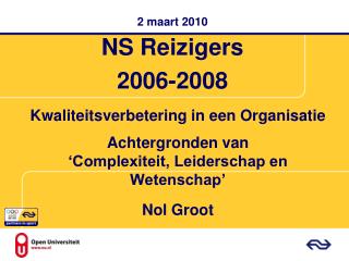 2 maart 2010 NS Reizigers 2006-2008