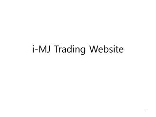 i -MJ Trading Website