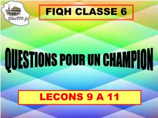 QUESTIONS POUR UN CHAMPION