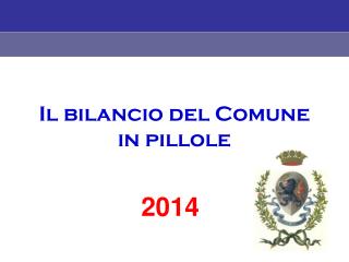 Il bilancio del Comune in pillole