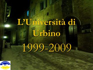 L’Università di Urbino