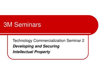 3M Seminars