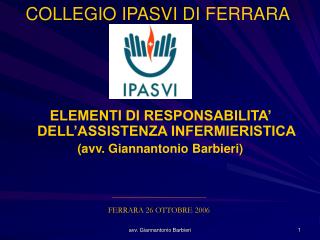 COLLEGIO IPASVI DI FERRARA