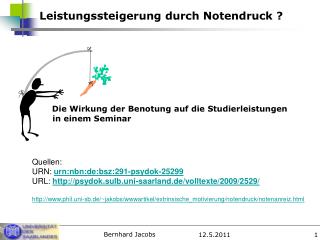 Leistungssteigerung durch Notendruck ?