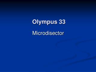 Olympus 33