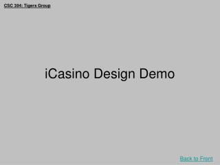 iCasino Design Demo