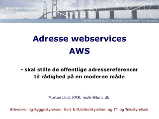 Adresse webservices AWS