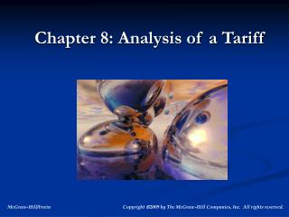 Chapter 8: Analysis of a Tariff