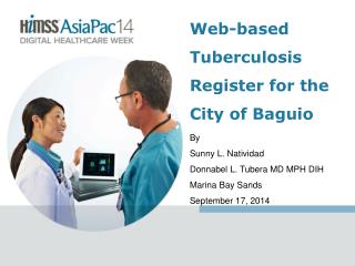 Web-based Tuberculosis Register for the City of Baguio