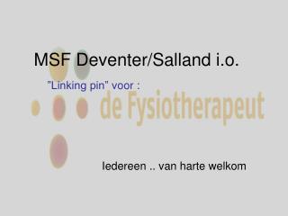 MSF Deventer/Salland i.o.