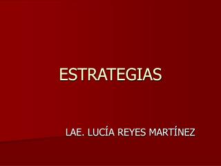 ESTRATEGIAS
