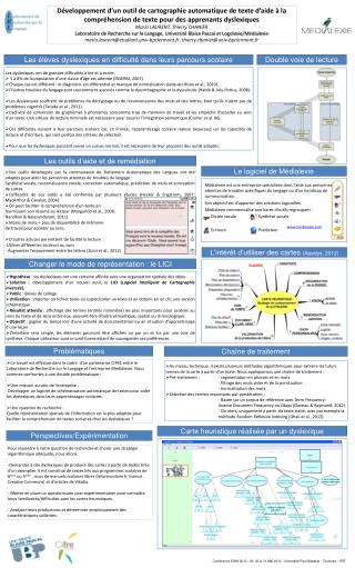 L’intérêt d’utiliser des cartes ( Apedys , 2012)