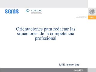 MTE. Ismael Lee