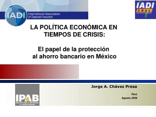 Jorge A. Chávez Presa Perú Agosto 2009