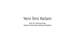 Yeni İlmi Kelam