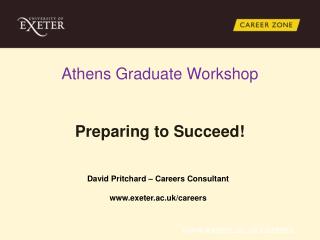 Athens Graduate Workshop Preparing to Succeed!