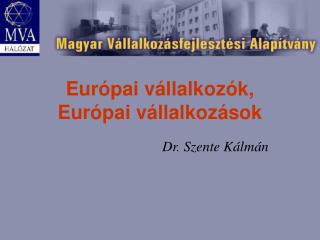 Európai vállalkozók, Európai vállalkozások