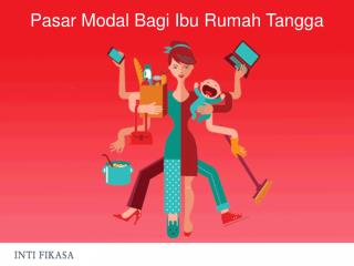 Pasar Modal Bagi Ibu Rumah Tangga