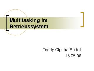 Multitasking im Betriebssystem