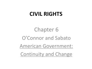 CIVIL RIGHTS