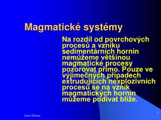 Magmatické systémy