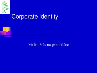 Corporate identity