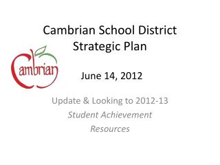 Cambrian School District Strategic Plan