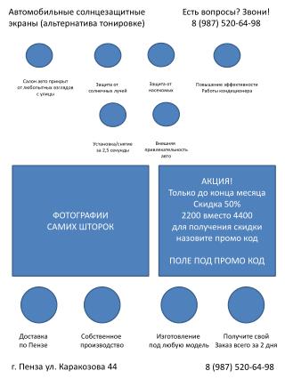 Автомобильные солнцезащитные э краны (альтернатива тонировке)