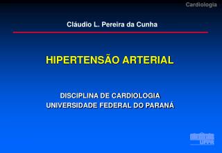 HIPERTENSÃO ARTERIAL