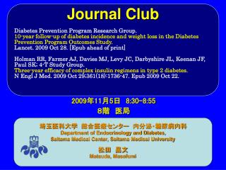 Journal Club