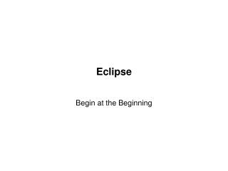 Eclipse