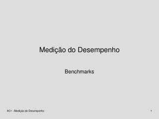 Medição do Desempenho