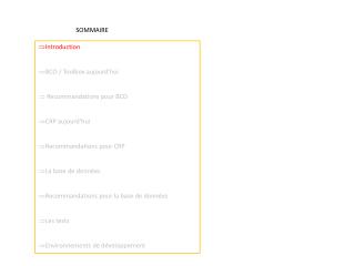 SOMMAIRE